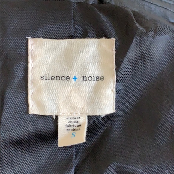 Silence & Noise Leather Jacket - Picture 3 of 3